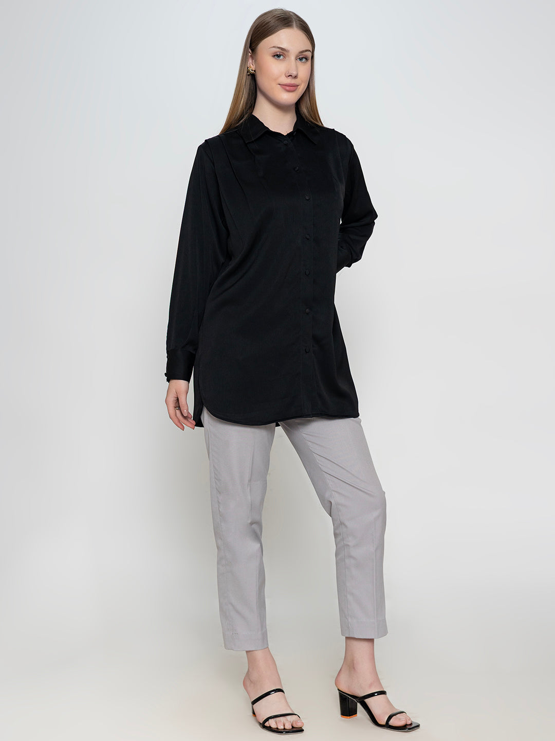 Black long shirt