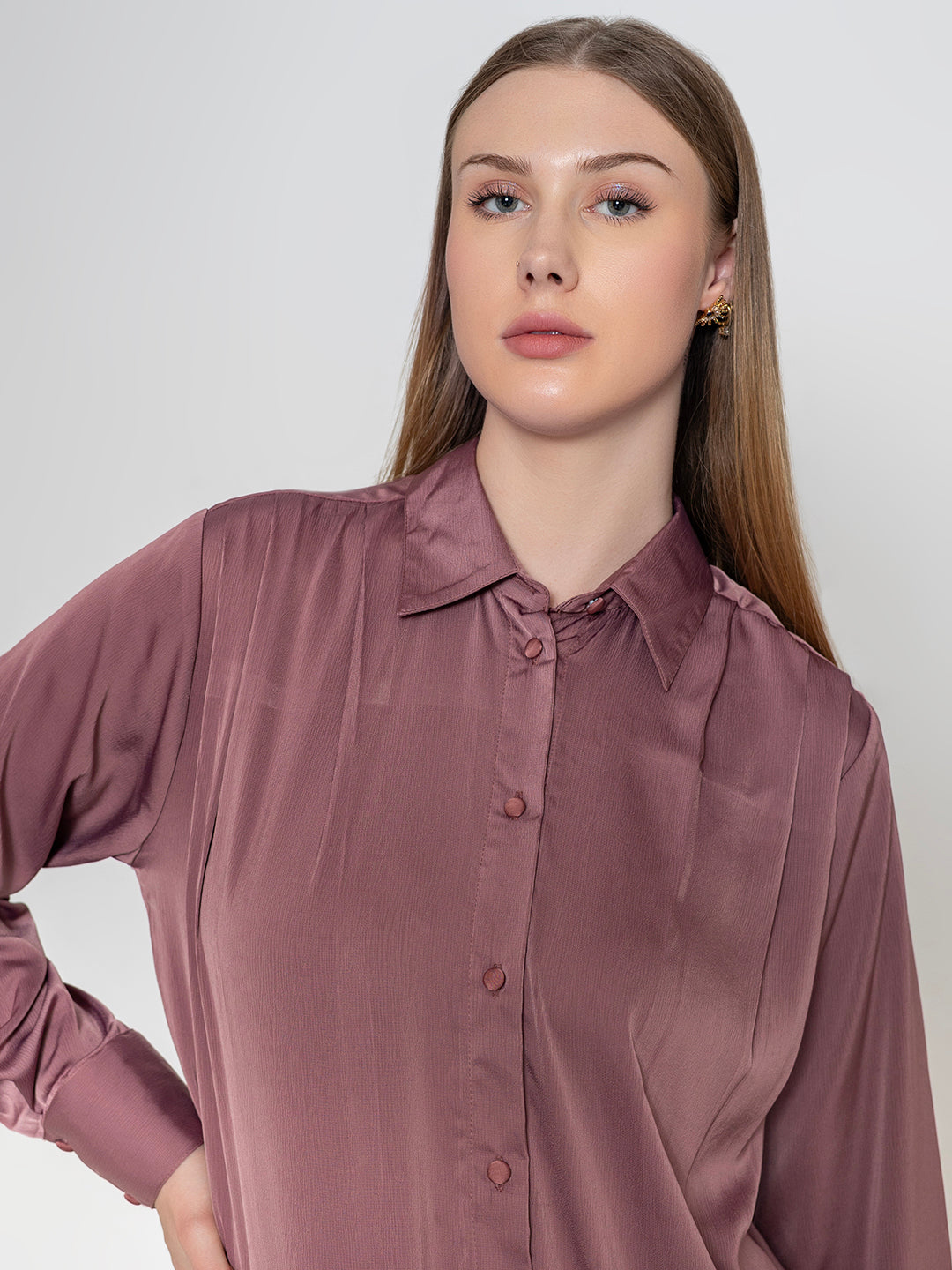 Dusty mauve shirt