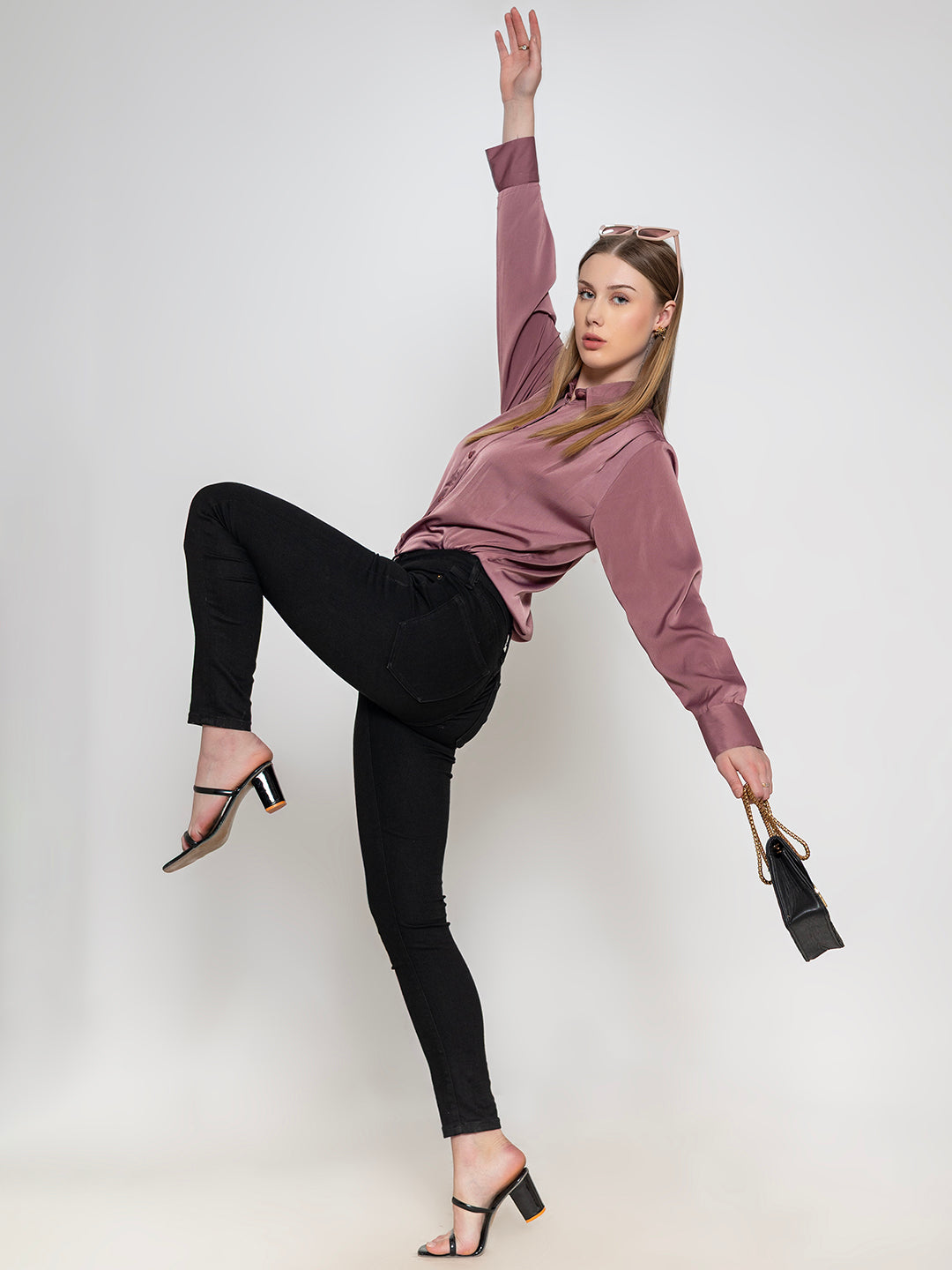Dusty mauve shirt