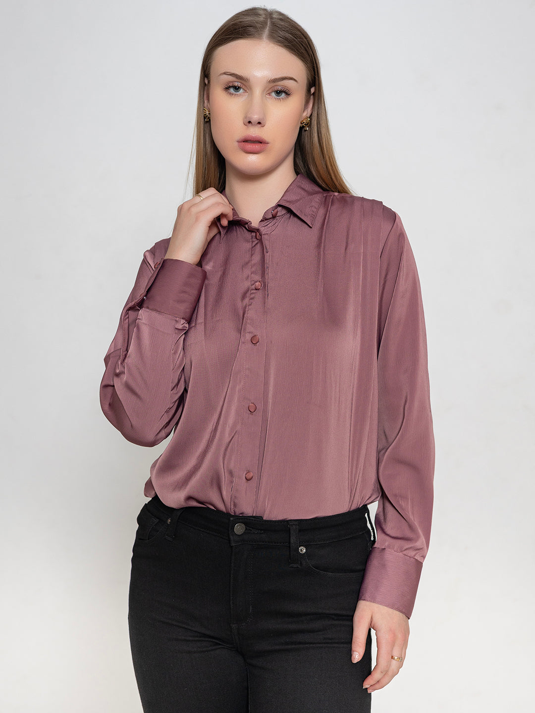 Dusty mauve shirt
