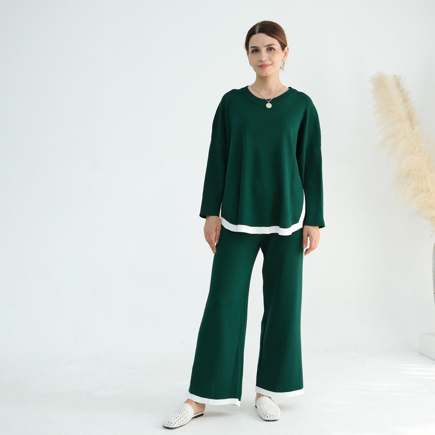 Contrast Trim Modest Co-ord Set