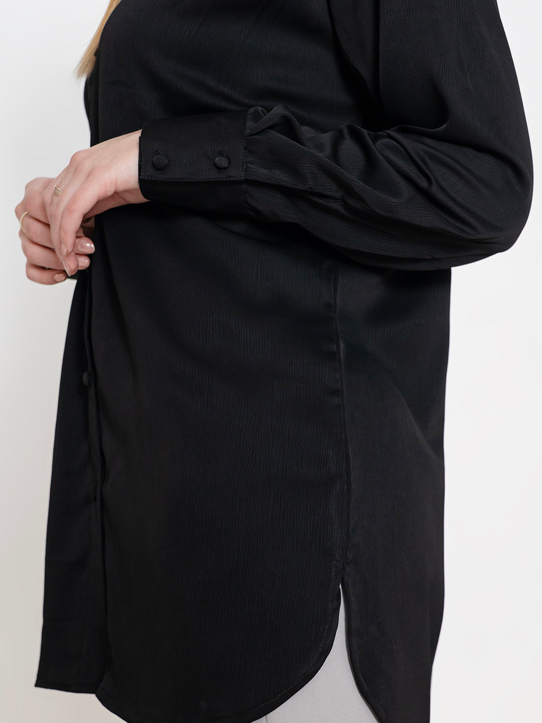 Black long shirt