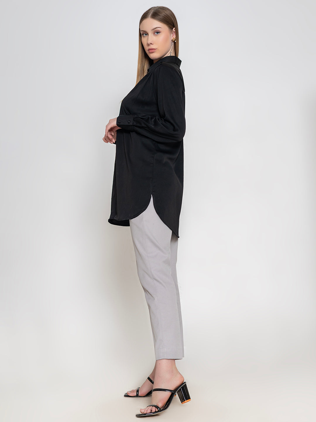 Black long shirt