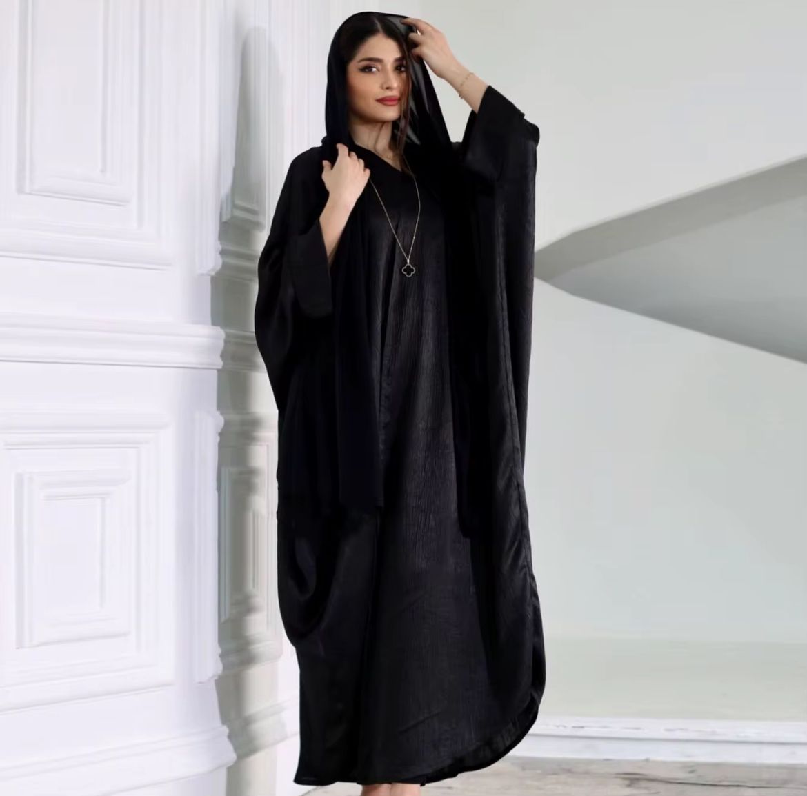 Kaftan Style Abaya With Inner