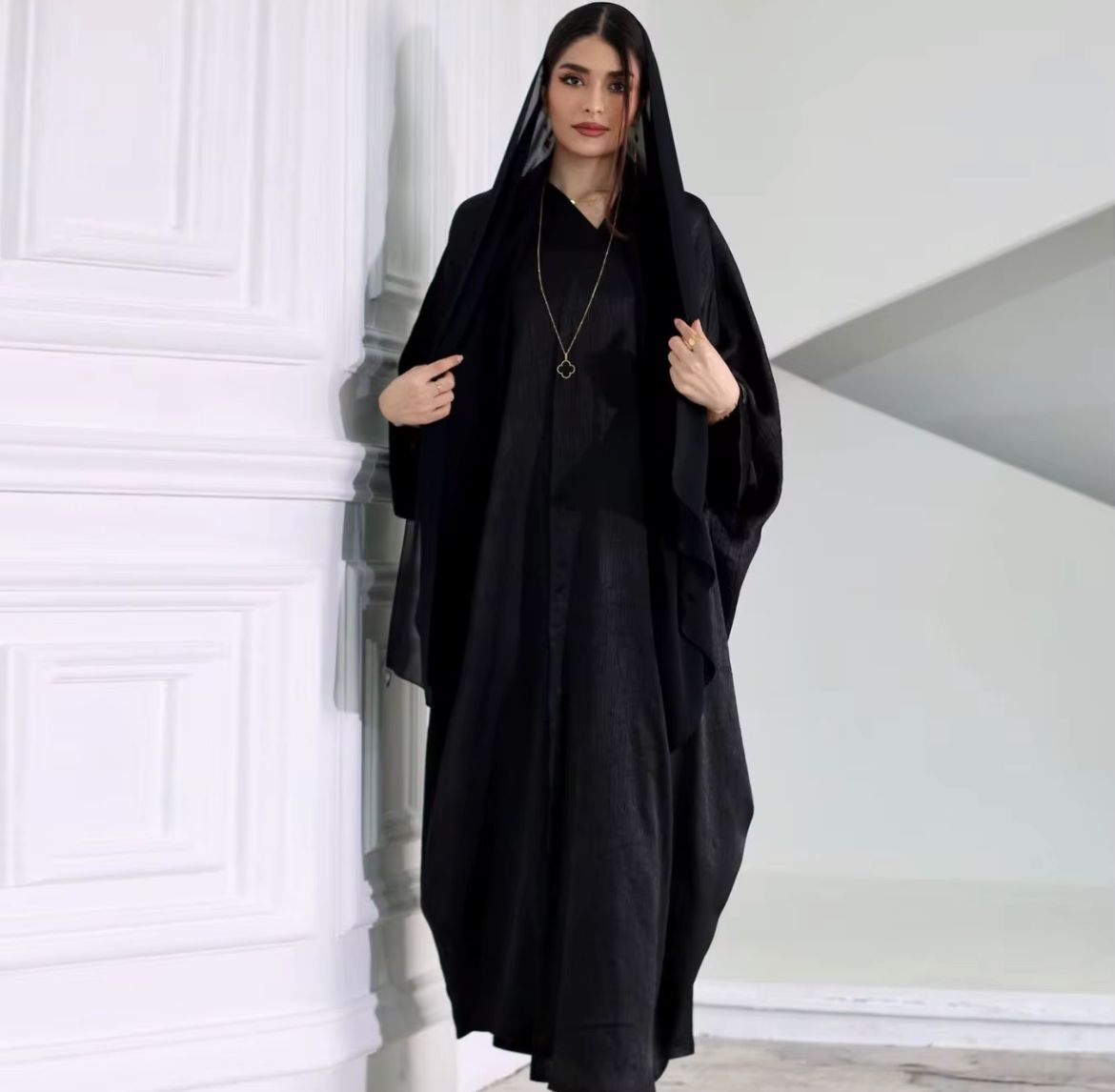 Kaftan Style Abaya With Inner