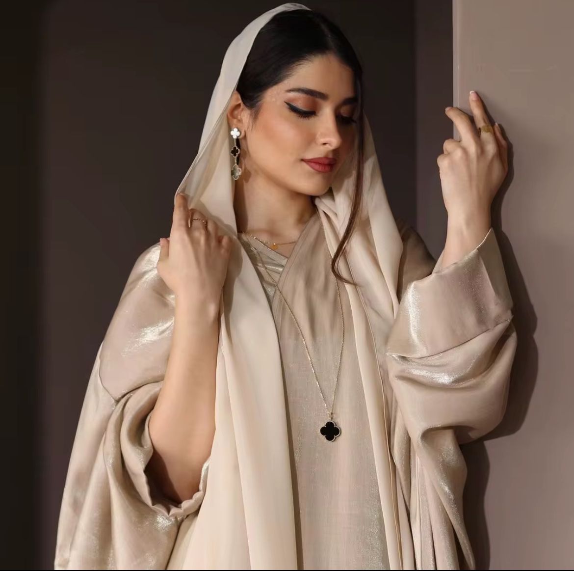 Kaftan Style Abaya With Inner