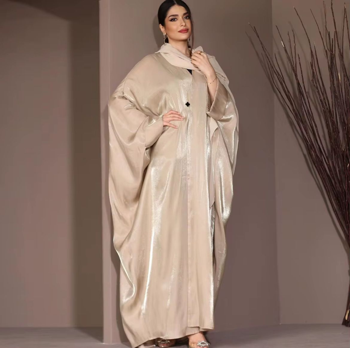 Kaftan Style Abaya With Inner