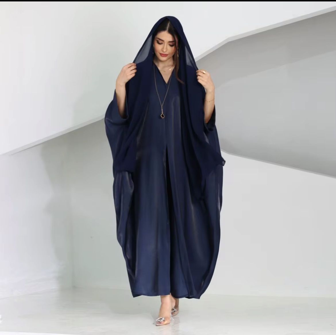 Kaftan Style Abaya With Inner