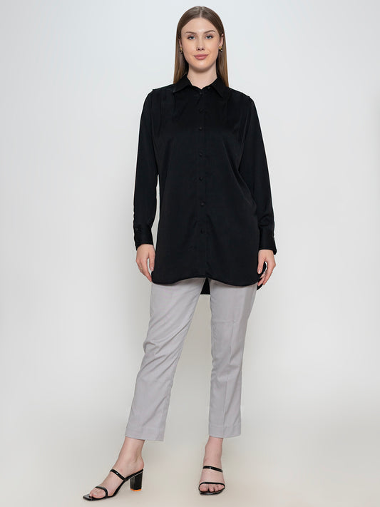 Black long shirt