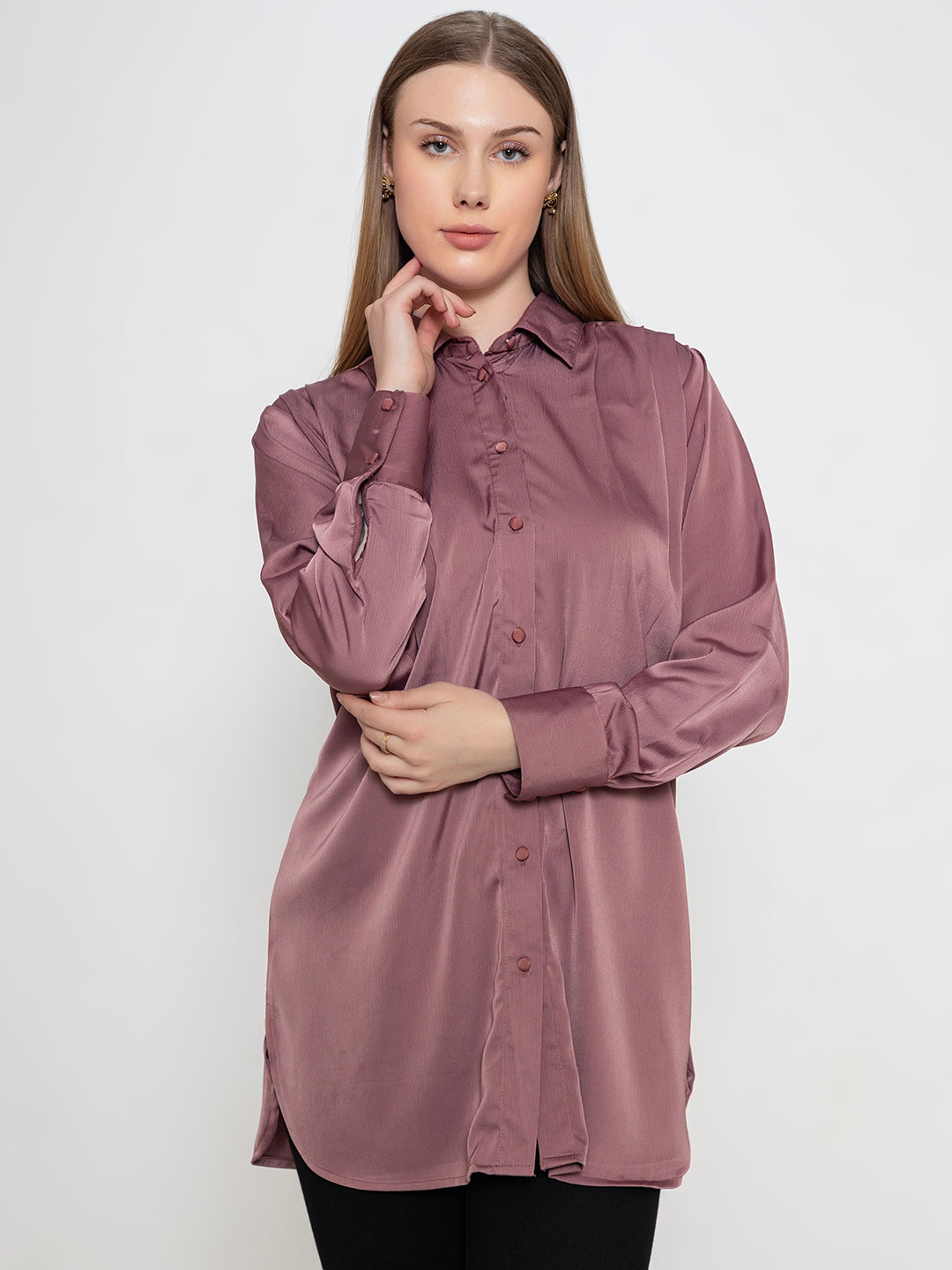 Dusty mauve shirt